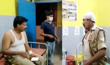 अवैध शराब बनाने वालों के पकड़ने गई पुलिस टीम पर महिलाओं ने किया पथराव, दो पुलिस वाले हुए घायल