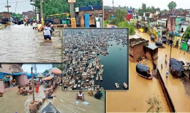 बिहार : गंगा में आई बाढ़ से तटवर्ती इलाकों में तबाही, 22 लाख लोग पानी से घिरे, UP में नदी से लगते जिलों में आज भी भारी बारिश का अलर्ट