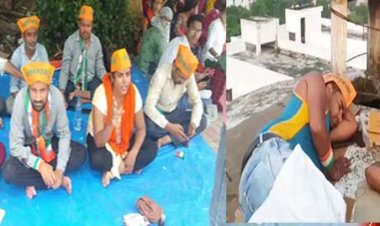 22 हजार भर्ती के लिए आमरण अनशन : सीएम कार्यालय गए, पानी की टंकी पर चढ़े लेकिन सुनवाई नहीं, सुविधाएं बंद करने का आरोप