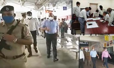 अयोध्या : राष्ट्रपति के आगमन से पहले, जीएम नार्दन रेलवे ने किया अयोध्या रेलवे स्टेशन का निरीक्षण