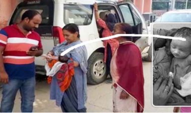 उत्तर प्रदेश : कौशांबी के अस्पताल में वॉर्मर मशीन पर रखा नवजात जिंदा जला, परिवार का आरोप- ड्यूटी स्टाफ था मोबाइल पर बिजी