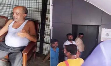 लखनऊ नगर निगम की लिफ्ट में फंसा कर्मचारी : स्टाफ ने कड़ी मशक्कत से आधे घंटे बाद निकाला, बदहवास हालत में अस्पताल में कराया भर्ती