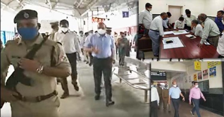 अयोध्या : राष्ट्रपति के आगमन से पहले, जीएम नार्दन रेलवे ने किया अयोध्या रेलवे स्टेशन का निरीक्षण