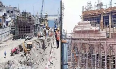 उत्तर प्रदेश : काशी विश्वनाथ धाम कॉरिडोर परिसर में निर्माण कार्य के दौरान हादसा, पत्थर का बड़ा हिस्सा गिरने से मजदूर की मौत; 4 लोग घायल