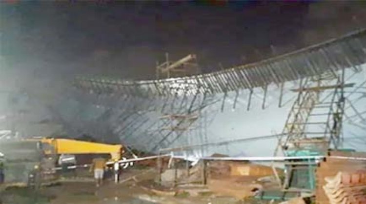 Mumbai Flyover Collapsed :  मुंबई के बांद्रा कुर्ला कॉम्प्लेक्स में निर्माणाधीन फ्लाईओवर गिरा, 9 लोग घायल