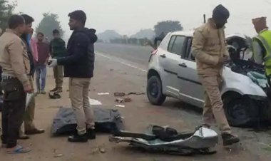 तेज रफ्तार का कहर : इटावा में दो सड़क हादसों में दो लोगों की मौत, डंपर से टकराई बाइक, कार और ट्रक की हुई भिड़ंत