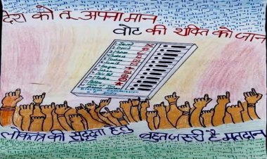 बालिका विद्यालय इंटरमीडिएट कॉलेज, मोती नगर, लखनऊ में राष्ट्रीय मतदाता दिवस का हुआ आयोजन