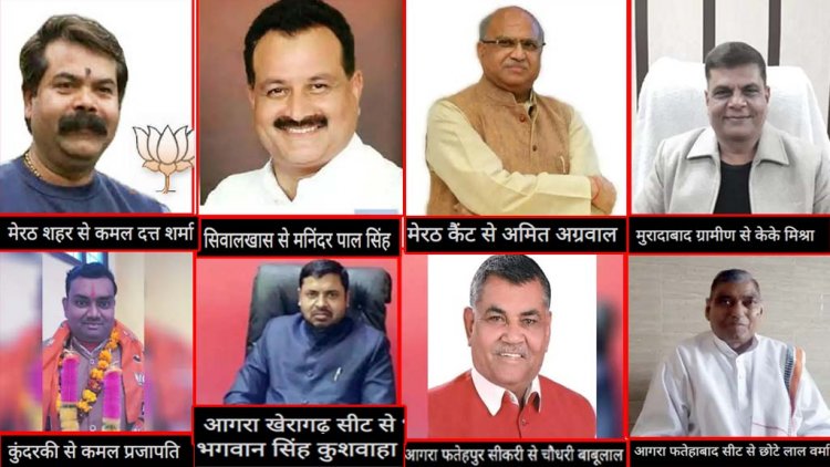 BJP के 20 नए कैंडिडेट मैदान में : भाजपा की पहली लिस्ट में नए चेहरे, भाजपा ने यह फैसला विधायकों के रिपोर्ट कार्ड के आधार पर लिया