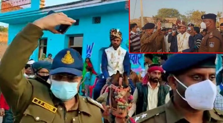 छतरपुर में दबंगई : दलित आरक्षक दूल्हे को घोड़ी चढ़ने से रोका, तो पुलिस बनी बराती और पूरे गांव में घुमाया