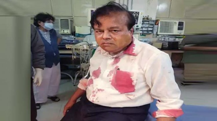रुहेलखंड मेडिकल कॉलेज के MD को मारी गोली : बरेली में मंदिर से लौटते समय बाइक सवारों ने झोंका फायर, जबड़ा छेदकर निकली गोली, 2 दांत टूटे