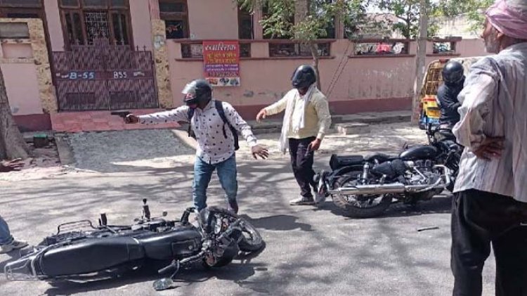 गाजियाबाद में 25 लाख की लूट:पेट्रोल पंप के कर्मचारी बैंक में कैश जमा करने जा रहे थे, बाइक सवार 3 बदमाशों ने फायरिंग कर लूटे