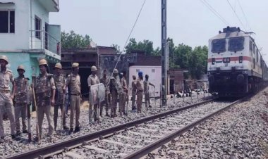 गाजीपुर में अग्निपथ विरोध प्रदर्शन : आज भी युवाओं ने पथराव किया जाम रेलवे ट्रैक पर करने की कोशिश