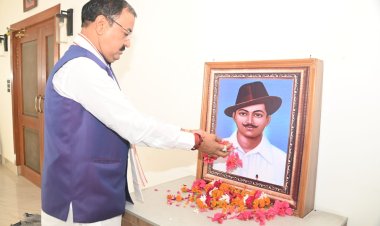 शहीद भगत सिंह का जीवन राष्ट्रीय स्वाभिमान की अद्वितीय मिशाल : उपमुख्यमंत्री केशव प्रसाद मौर्य