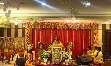 लखनऊ के आस्था कृष्णाधाम में सात दिवसीय भागवत कथा हुआ समापन, रंगारंग झांकियां बनी आकर्षण का केंद्र