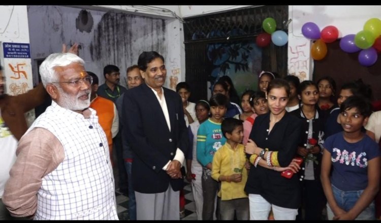 संवासियों के संग जलशक्ति मंत्री स्वतंत्र देव सिंह ने मनाया जन्‍मदिन, खुशी से खिले अनाथालय के संवासियों के चेहरे