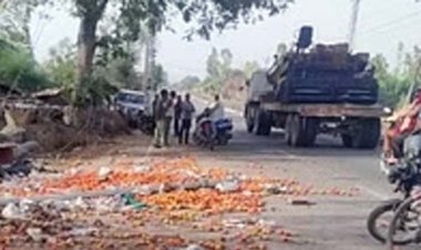 बांदा जिले के नरैनी कोतवाली क्षेत्र में अधेड़ की मैजिक से कुचलकर मौत, घर के बाहर सो रहा था मृतक, ड्राइवर और क्लीनर गिरफ्तार