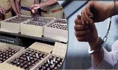 बिहार : वैशाली जिले के बरांटी पुलिस आउट पोस्ट क्षेत्र से पुलिस ने 439 कार्टन विदेशी शराब के साथ एक व्यक्ति को किया गिरफ्तार