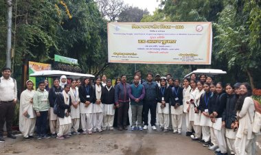विश्व वन्यजीव दिवस'  पर प्राणी उद्यान भ्रमण कर  छात्र- छात्राओं के  खिल उठे चेहरे