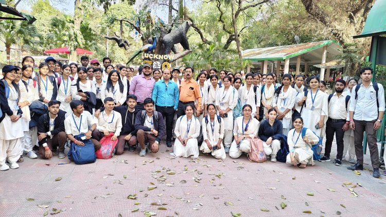 "विश्व वन्यजीव दिवस पर लखनऊ ज़ू में छात्रों का शैक्षिक भ्रमण, संरक्षण का लिया संकल्प"
