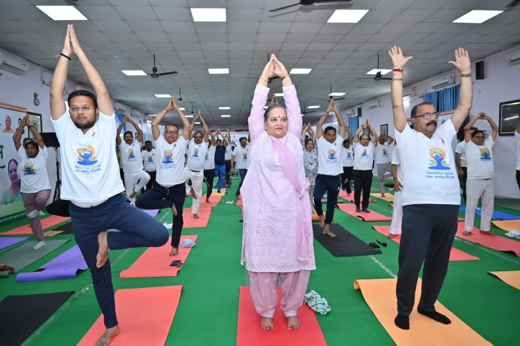 योग हमारी संस्कृति की अमूल्य देन: सुषमा खर्कवाल