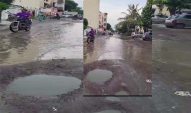 ग्रीन सिटी कालोनी बन गई नरक सिटी चलना दूभर