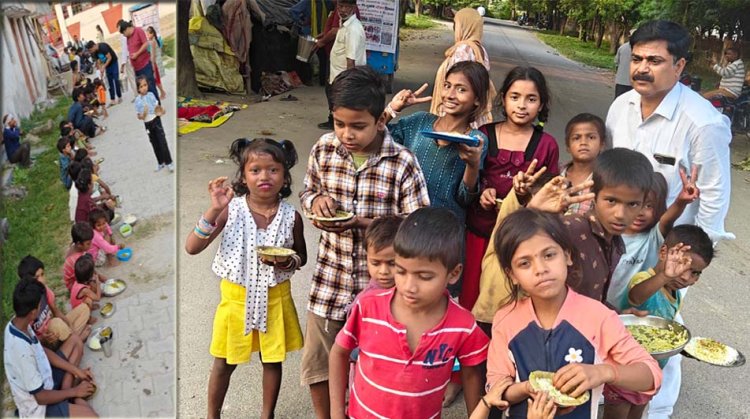 भूख मिटाकर जगाई उम्मीद के दीप: बृज की रसोई ने मनाई करुणा की दीपावली